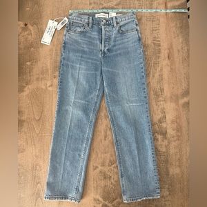 Aritzia Denim Forum Arlo Hi-Rise Straight Jeans, NWT